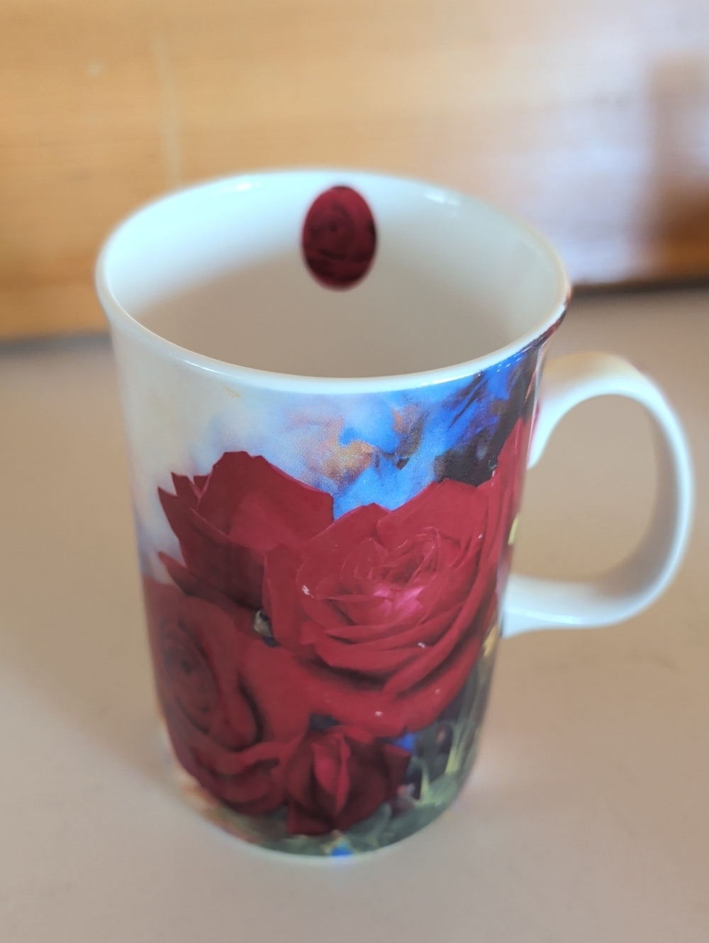 Floral Red Rose, Coffee /Tea Mug by Ashdene.🌟